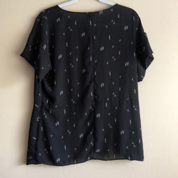 Worthington Women's Blouse Short Sleeve SZ M - Picture 5 of 5